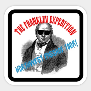 Franklin Expedition Tour T-Shirt Sticker